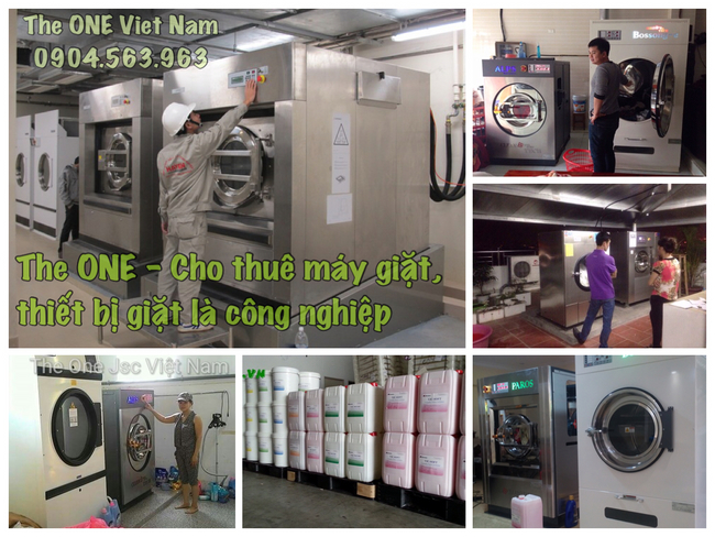 Cho thuê máy giặt công nghiệp giá rẻ
